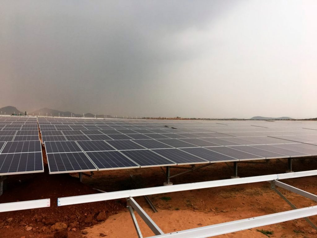 energía solar en india